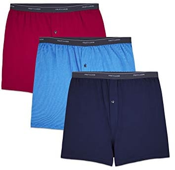 Fruit of the Loom Men's Ft-3p72xbm-mul-3xb Boxer Shorts, Assorted Solids, 3XL Plus Tall UK