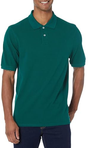 Amazon Essentials Men's Regular-Fit Cotton Pique Polo Shirt (Available in Big and Tall), Khaki Green, M