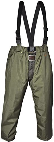 Hubertus Überziehose Beinlinge mit Hosenträger Dornenfest & Wasserdicht (L)