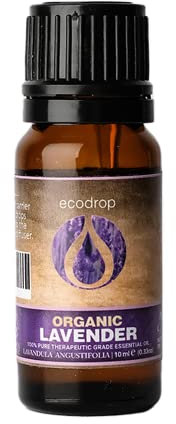 Ecodrop Ätherische Öle Lavendel, 100% reiner Bio-Jasmin, ideal für Aromatherapie, Massageöle, Diffusoren, ausgezeichnetes Heilmittel für viele Hautprobleme