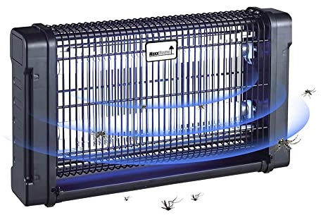 MaxxHome Insektenvernichter Elektrisch UV (2 x 4W Lampe) Insektenfalle - Fliegenfalle - Fliegen Vernichter - Mückenlampe