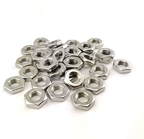 Dado esagonale basso esagonale in acciaio inox A2 DIN 439 (M3) x5