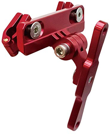 GORIX Bicycle Bottle Cage Adapter Mount Adjustable MTB Road Bike Handlebar Water Bottle Holder Seat Post Mount (GX-SDLBC) (Red)