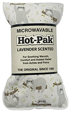 Warmies Hot-Pak Faultier, mikrowellengeeignetes, beschwertes Kopfkissen mit französischem Lavendelduft. Heißes oder kaltes für kühle Entspannung und warme Linderung.