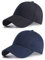 Effnny 2er Pack volle Baumwolle einstellbar Sonne Hüte lässig Baseball-Kappen Baseball Caps für Herren Damen (2 Pack Black/Blue)