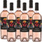 Aglianico Rosato Doc | Rosmunda Kapemort | 6 Bottiglie 75 Cl | Unconventional Wine | Teschi Colorati | Vino Rosè | Campania