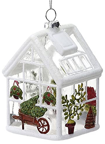 Regency International Glass Greenhouse Ornament
