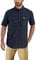 Carhartt Men's Force Relaxed Fit Lightweight ShortSleeve Shirt, Navy, Medium