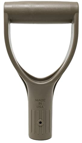 Forest Hill Made in USA D-Grip Ersatzgriff – 1 Schraubenloch, 32 mm Innendurchmesser, bequemer breiter Griff, strapazierfähiges, bruchsicheres Polypropylen-Co-Polymer (hellbraun)