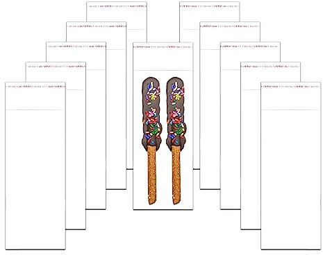 Lange Selbstklebende Cello Beutel 200pcs 8x20cm Klare Zellophanbeutel 50µm Cellophantüten Klebeverschluss Zellophan Taschen Plastiktüten für Bäckerei Bonbons Schmuck Kerzen (5 Größen zur Auswahl)