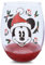 Disney Mickey Mouse Weinglas mit Weihnachtsmannmütze, ohne Stiel, für Mimosen, Cocktails, fasst 590 ml