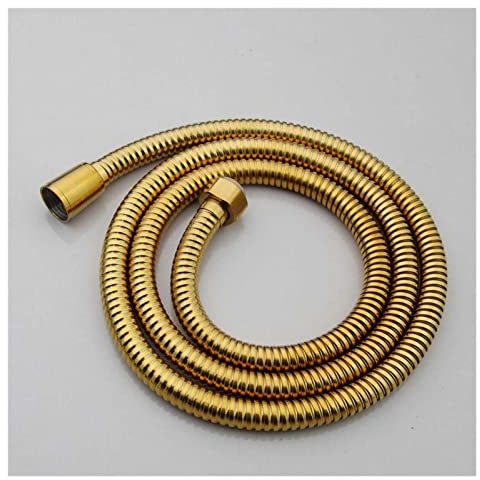 INEOUT Luxus Gold Messing Messing Dusche Führung Hand Dusche Guide 1.5m Brauseschlauch (Color : 1.5m Shower Hose)