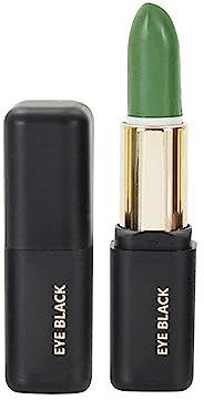 Kissing Fruit Gloss Sports Eye Dark Black Olive Green White Nude Stick Dark Black Olive Green White Nude Lipstick Easy To Color Eye Black Stick For Football/Baseball/Softball/Halloween/Heart (B, A)