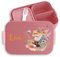 Kinder Bento Box Midi Lunchbox für Mepal Bentobox - Süßer Fuchs Brotdose Süße Füchsin Jausenbox Füchse I - 900 ml - Rosa - name personalisierte fuchsmotiv snackbox junge personalierte
