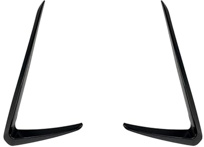 GLOFLY Frontstoßstange Seite Air Vent Trim Fit for Volkswagen VW for Golf 7 GTI 2013–2016 schwarz Auto Ansaugrahmen Grille Splitter Spoiler Canard Lip Nebelscheinwerfer-Augenbraue (Size : 2PCS-C Type