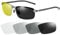 YIMI Herren Photochromatisch Sportbrille Polarisiert Rechteckig Sonnenbrille Al-Mg Metallrahmen Fahrer Anti Reflexbeschichtung 100% UVA UVB Schutz für Golf, Angeln, Autofahren, Outdoor