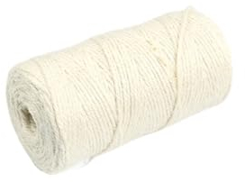 Garten Seil 100 m/Rolle, 2 mm, bunt, Jute-Seil, Schnur, Faden, Schnur, handgefertigt, DIY, Basteln, Seil, Schnur, Farbe, Geschenkverpackung, Schnur, Heimtextilien, Dekor (Color : 2mm Beige)