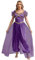 iiniim Damen Bauchtanz Kostüm Glitzer Body Overall Arabische Prinzessin Kostüm Bauchtänzerin Indische Tanzkleidung Halloween Karneval Partykleid Dunkel Lila XXL