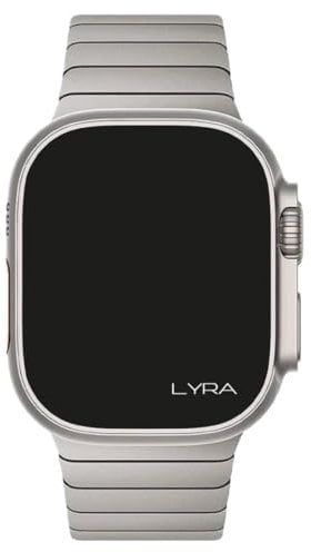 Armband Lyra für Apple Watch Ultra 2 - Ultra - SE - 10-9 - 8 - Mit Faltschließe für Apple Watch Ultra Armband - Alle Serien (42 I 44 I 45 I 46 I 49 mm)