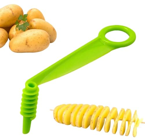 Chaies Kartoffel-Spiralschneider, Karotten-Spiralschneider | -Gemüse-Küchenwerkzeug | Kartoffelschneider, manueller Spiralschneider, Karottenschneider, Gurkenschneider, Küchengerät für Kartoffeln,