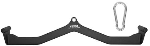 VEVOR Latzug-Aufsatz, Ruder-V-Stange-Aufsatz für Kabelzugmaschine, Trizeps-Zugstange, gummibeschichteter Griff für das Krafttraining am Rücken, Bizeps-Curl-Trizeps-Latzugstange 550 kg belastbar