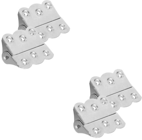 Gatuida 4pièces Charnières De Porte à Fermeture Automatique Pour Extérieures Vis Incluses Argentées