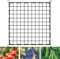 Haoledy Scrog Netz 120x120cm, Wachsen Zelt Netz Grow Netz mit 4 Haken, Elastische Pflanzennetz Trellis Net Spalier Netz für Grow Zelt, Zum Stützen von Kletterpflanzen wie Gemüse, Obst, Blumen
