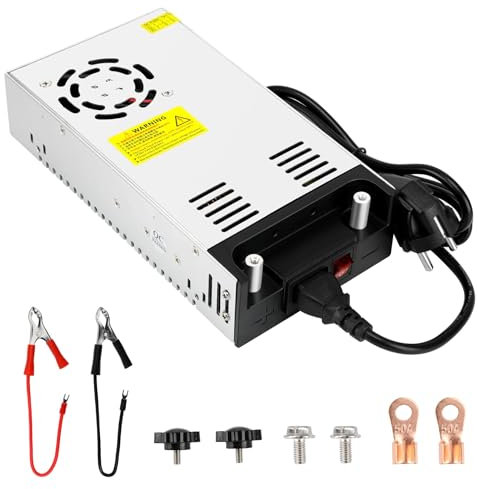 DC 12V 50A 600W Alimentatore Trasformatore 110/220V AC to DC 12V Alimentatore Switching 50A 600W, Convertitore 12V per Strisce LED CCTV Telecamera Sicurezza Radio Pompa Industriali Dispositivi