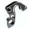 DEMULAX 1 Stück Fahrradteile Schaltauge, for Cannondale, Road CAAD10 Super X EVO Synapse Carbonrahmen KP158 Chapter2 Mech Dropout Fahrradheckhalterung(Black 1PC All Black)
