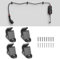 MCEVKELN Support de Câble de Charge pour EV – Lot de 4 Supports Muraux Polyvalents pour Chargeurs de Véhicules électriques, Maintient Solidement Le Boîtier de Charge et Le Câble de Charge