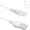 Replace Charger Cable Compatible with Philips Shaver 5 V-12v 30cm, USB Shaver Replacement Charging Cable Wire for OneBlade,Philips Shaver/Beard Trimmer Charger (White-1PC)