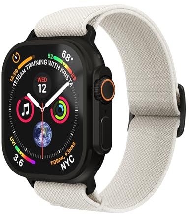 VONMÄHLEN Classic Nylon Loop – Robustes und verstellbares Nylonarmband, schweiß- und wasserbeständig, kompatibel mit Apple Watch