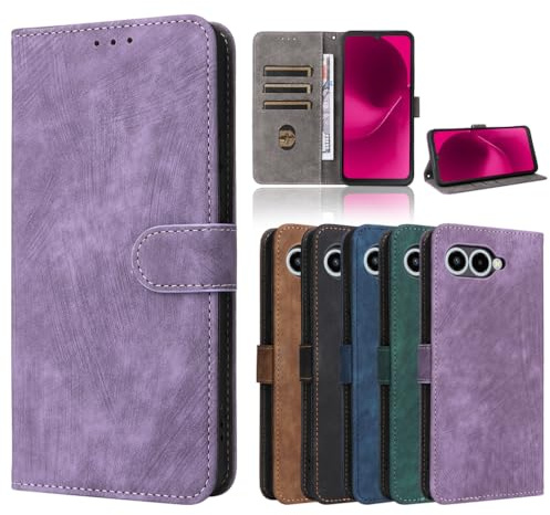 BAILI RFID-Sperrung Hülle für T-Mobile T Phone 3 5G, Kartenhalter, Ständer Case Etui Handyhülle für T-Mobile T Phone 3 5G-04