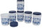 Sonja-Plastic Gewürzdosen 0,18 l, 6-er Pack, Zwiebelmuster, Made in Germany