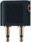 Oehlbach I-Jack AD-Flight (Flugzeug Adapter, 2 x 3,5 mm Klinkenstecker auf 3,5 mm Klinkenbuchse, für alle Airlines) schwarz