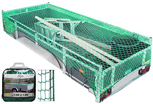 Anhängernetz Dehnbar Elastisch Gepäcknetz für PKW Anhänger 3,0 X 1,6 Meter