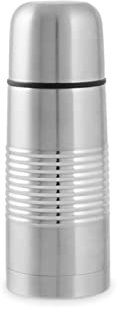 INOXPRAN - Termos Inoxtherm Rigato in Acciaio Inox, Capacità 0,35 L, Altezza 19 cm, Thermos per Alimenti Caldi e/o Freddi, Ideale per Sport, Ufficio e Viaggi