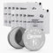 10X EEMB CR1632 Batteria 3v a Bottone al Litio CR 1632- Li-MnO-120mAh-Non Ricaricabile