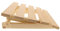 HOFMEISTER® Sauna-Kopfstütze, 40 cm, höhenverstellbar, aus robustem Linden-Holz, stabile Sauna Rückenlehne ergonomische Rückenstütze, Entspannen & Relaxen im Dampfbad