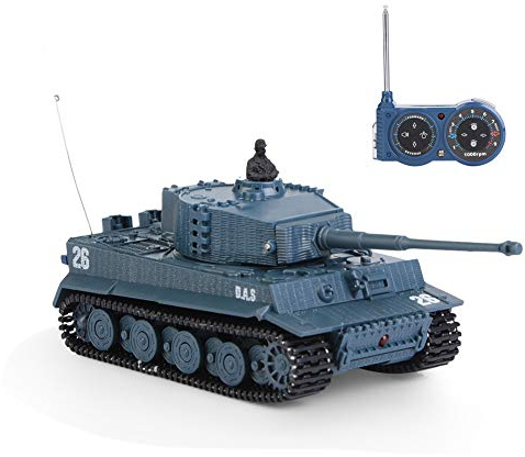 Buosha VGEBY1 RC Tank Toy, 1/72 Scala 4 Canali Alta Simulata Telecomando Mini Tank Giocattolo per Bambini Regalo