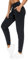 The Gym People Damen Jogginghose Leichte Athletic Leggings Tapered Lounge Pants für Workout, Yoga, Laufen, schwarz, Groß
