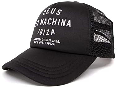 Deus Ibiza Address Gorra Trucker - Negro, Negro, Taille unique