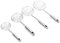 EUROXANTY Espumadera de alambre de acero | Espumadera de acero inoxidable | Colador cocinas | Recoge y escurre | Mango largo para evitar salpicaduras | Pack 13cm+15cm+17cm+19cm