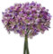 matches21 Hortensien Kunstblumen für Blumendeko künstliche Blumen 5er Bund á 5 Blüten Kunststoff Ø 12x25 cm - Flieder