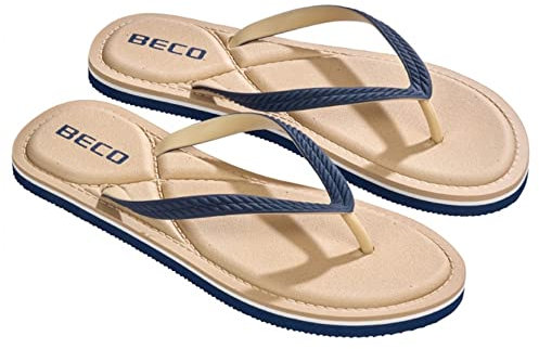 BECO Damen Flip Flops-90630 Flipflops, Marine, 40 EU