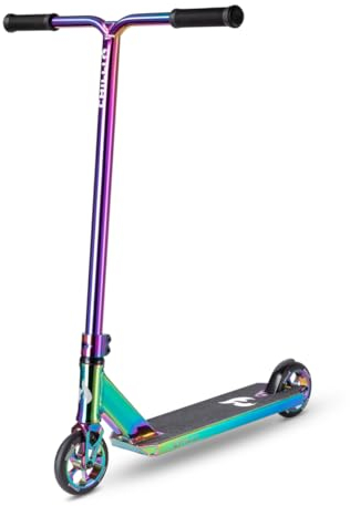 Chilli Pro Scooter Reaper Reloaded V2 | High-End Stunt Scooter | High-End Street Scooter für erfahrene Rider | Gesamthöhe vo 85 cm | 120 mm PU Räder mit ABEC 9 Bearings | Neochrome