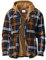 Minetom Herren Flanellhemd Kariert Hemd Innenfutter Winter Holzfällerhemd Thermohemd Hemdjacke Winterjacke Mantel Mit Kapuze A Plaid 02 XXL