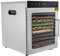 10 Etagen Obsttrockner, 800W Lebensmittel-Dehydrator, Digitaler 24-Stunden-Timer, Dörrgerät aus Edelstahl mit einstellbarer Temperatur von 30-90 °C, Elektrische Lebensmittel-Trockner