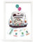 Frexpor Hochzeitsgeschenke für Brautpaar, ausgefallene Zur Hochzeit Verpackungen Geschenk, coole Hochzeitsgeschenk ideen, kreatives Geldgeschenk Hochzeit Bilderrahmen-Just Married Auto, DIN A4