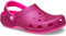 Crocs Classic Glitter Clog Pink Crush Size 3 UK Men/ 4 UK Women